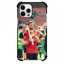 Manchester United F.C. Bruno Fernandes Phone Case For iPhone Samsung Galaxy Pixel OnePlus Vivo Xiaomi Asus Sony Motorola Nokia - Man United Bruno Fernandes Clapping Picture