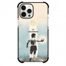 Diego Maradona Case For iPhone Samsung Galaxy Pixel OnePlus Vivo Xiaomi Asus Sony Motorola Nokia - Diego Maradona Holding Football Vintage Art