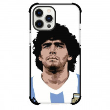 Diego Maradona Case For iPhone Samsung Galaxy Pixel OnePlus Vivo Xiaomi Asus Sony Motorola Nokia - Diego Maradona Looking Up Portrait Vector Art