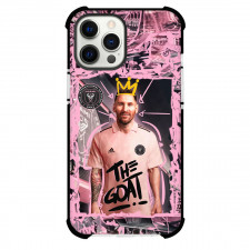 Lionel Messi Phone Case For iPhone Samsung Galaxy Pixel OnePlus Vivo Xiaomi Asus Sony Motorola Nokia - Lionel Messi Inter Miami CF The GOAT Pink Art