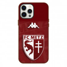 FC Metz Phone Case For iPhone Samsung Galaxy Pixel OnePlus Vivo Xiaomi Asus Sony Motorola Nokia - Logo Embroid Leather Football Club