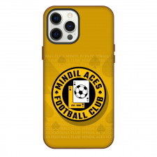 Mindil Aces Football Club Phone Case For iPhone Samsung Galaxy Pixel OnePlus Vivo Xiaomi Asus Sony Motorola Nokia - Logo Ace Symbol Brown Background
