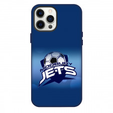 Modbury Jets Soccer Club Phone Case For iPhone Samsung Galaxy Pixel OnePlus Vivo Xiaomi Asus Sony Motorola Nokia - Logo In Blue Background