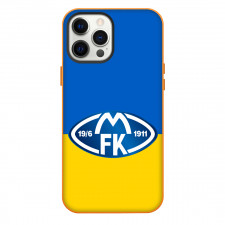 Molde FK Phone Case For iPhone Samsung Galaxy Pixel OnePlus Vivo Xiaomi Asus Sony Motorola Nokia - Logo In Blue And Yellow Background
