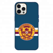Motherwell Phone Case For iPhone Samsung Galaxy Pixel OnePlus Vivo Xiaomi Asus Sony Motorola Nokia - Logo In Red And Yellow Blue Background Football Club