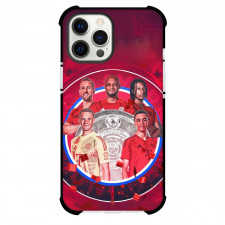 FC Bayern Munich Phone Case For iPhone Samsung Galaxy Pixel OnePlus Vivo Xiaomi Asus Sony Motorola Nokia - FC Bayern Munich Won The Championship Red Graphic Poster