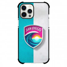 San Diego Wave Case For iPhone Samsung Galaxy Pixel OnePlus Vivo Xiaomi Asus Sony Motorola Nokia - San Diego Wave Aqua Background