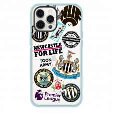 Newcastle United F.C Phone Case For iPhone And Samsung Galaxy Devices - Newcastle United F.C Mania Collage Logo