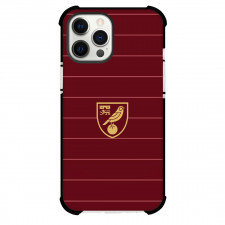 Norwich City F.C. Phone Case For iPhone Samsung Galaxy Pixel OnePlus Vivo Xiaomi Asus Sony Motorola Nokia - Norwich City F.C. Minimalist Logo On Red Background