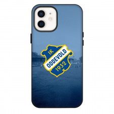 IK Oddevold Phone Case For iPhone Samsung Galaxy Pixel OnePlus Vivo Xiaomi Asus Sony Motorola Nokia - IK Oddevold Logo On Retro Stadium Background Football Club