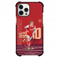 Martin Odegaard Phone Case For iPhone Samsung Galaxy Pixel OnePlus Vivo Xiaomi Asus Sony Motorola Nokia - Martin Odegaard Arsenal FC Running Vector Illustration Art Poster