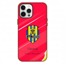 SFC Opava Phone Case For iPhone Samsung Galaxy Pixel OnePlus Vivo Xiaomi Asus Sony Motorola Nokia - Logo Poster In Red Background