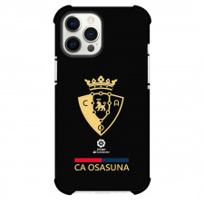 CA Osasuna Phone Case For iPhone Samsung Galaxy Pixel OnePlus Vivo Xiaomi Asus Sony Motorola Nokia - CA Osasuna Logo On Black Background Football Club
