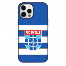 PEC Zwolle Phone Case For iPhone Samsung Galaxy Pixel OnePlus Vivo Xiaomi Asus Sony Motorola Nokia - Logo In Blue And White Stripe Background Football Club