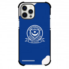Plymouth Argyle F.C. Phone Case For iPhone Samsung Galaxy Pixel OnePlus Vivo Xiaomi Asus Sony Motorola Nokia - Portsmouth F.C. Minimalist Logo On Blue Background
