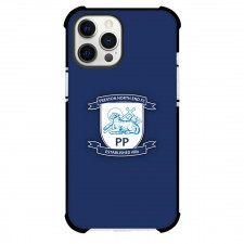Preston North End F.C. Phone Case For iPhone Samsung Galaxy Pixel OnePlus Vivo Xiaomi Asus Sony Motorola Nokia - Preston North End F.C. Logo On Blue Background