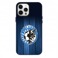 SK Prostejov Phone Case For iPhone Samsung Galaxy Pixel OnePlus Vivo Xiaomi Asus Sony Motorola Nokia - Logo In Wood Pattern Blue Background