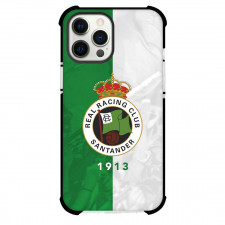 Racing De Santander Phone Case For iPhone Samsung Galaxy Pixel OnePlus Vivo Xiaomi Asus Sony Motorola Nokia - Racing De Santander Logo On Green White Background Football Club