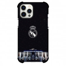 Real Madrid FC Phone Case For iPhone Samsung Galaxy Pixel OnePlus Vivo Xiaomi Asus Sony Motorola Nokia - Real Madrid FC Logo On Estadio Santiago Front Face Background