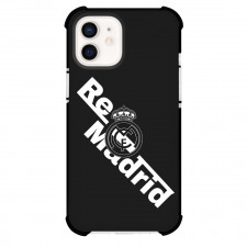 Real Madrid CF Phone Case For iPhone Samsung Galaxy Pixel OnePlus Vivo Xiaomi Asus Sony Motorola Nokia - Real Madrid CF Recreate Logo Design On Black Background