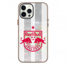 FC Red Bull Salzburg Phone Case For iPhone Samsung Galaxy Pixel OnePlus Vivo Xiaomi Asus Sony Motorola Nokia - Logo In Field Stadium Background