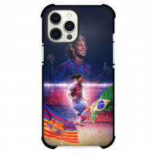 Ronaldinho Case For iPhone Samsung Galaxy Pixel OnePlus Vivo Xiaomi Asus Sony Motorola Nokia - Ronaldinho Jumping FCB and Brazil Flag