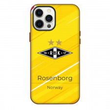 Rosenborg BK Phone Case For iPhone Samsung Galaxy Pixel OnePlus Vivo Xiaomi Asus Sony Motorola Nokia - Logo Poster In Yellow Background