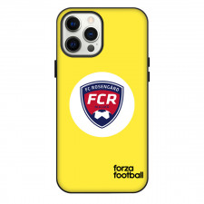 FC Rosengard Phone Case For iPhone Samsung Galaxy Pixel OnePlus Vivo Xiaomi Asus Sony Motorola Nokia - FC Rosengard Logo On White Round Yellow Background Football Club
