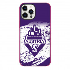 SV Austria Salzburg Phone Case For iPhone Samsung Galaxy Pixel OnePlus Vivo Xiaomi Asus Sony Motorola Nokia - Logo In White And Purple Pant Background