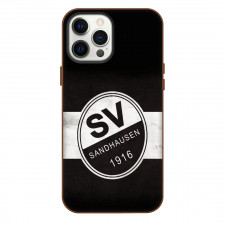 SV Sandhausen Football Club Phone Case For iPhone Samsung Galaxy Pixel OnePlus Vivo Xiaomi Asus Sony Motorola Nokia - Logo In Black And White Grunge Background