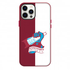 National League Scunthorpe United Phone Case For iPhone Samsung Galaxy Pixel OnePlus Vivo Xiaomi Asus Sony Motorola Nokia - Large Logo In Red And White Background