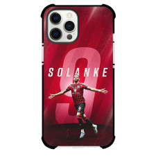 Dominic Solanke Phone Case For iPhone Samsung Galaxy Pixel OnePlus Vivo Xiaomi Asus Sony Motorola Nokia - Dominic Solanke 9 A.F.C. Bournemouth Celebration On Red Graphic Art