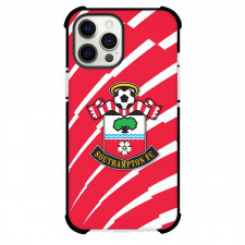 Southampton F.C. Phone Case For iPhone Samsung Galaxy Pixel OnePlus Vivo Xiaomi Asus Sony Motorola Nokia - Southampton Logo On Red White Strip Background