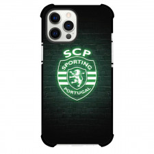 Sporting CP Phone Case For iPhone Samsung Galaxy Pixel OnePlus Vivo Xiaomi Asus Sony Motorola Nokia - Sporting CP Logo Black and Green Background