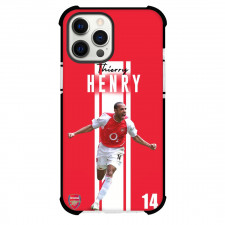 Thierry Henry Case For iPhone Samsung Galaxy Pixel OnePlus Vivo Xiaomi Asus Sony Motorola Nokia - Thierry Henry In Red And White Stripes Background