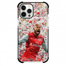 Thierry Henry Case For iPhone Samsung Galaxy Pixel OnePlus Vivo Xiaomi Asus Sony Motorola Nokia - Thierry Henry Shouting Vexel Art Illustration