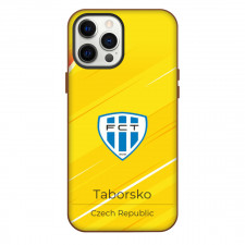 FC Silon Taborsko Phone Case For iPhone Samsung Galaxy Pixel OnePlus Vivo Xiaomi Asus Sony Motorola Nokia - Logo Poster In Yellow Backgroud
