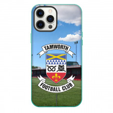 National League Tamworth Phone Case For iPhone Samsung Galaxy Pixel OnePlus Vivo Xiaomi Asus Sony Motorola Nokia - Large Logo In Field Background