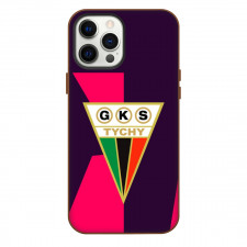 GKS Tychy Phone Case For iPhone Samsung Galaxy Pixel OnePlus Vivo Xiaomi Asus Sony Motorola Nokia - Logo Pink And Violet Background