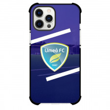 Umea FC Phone Case For iPhone Samsung Galaxy Pixel OnePlus Vivo Xiaomi Asus Sony Motorola Nokia - Umea FC Logo On Purple Effect Background Football Club