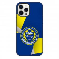 Unia Skierniewice Phone Case For iPhone Samsung Galaxy Pixel OnePlus Vivo Xiaomi Asus Sony Motorola Nokia - Logo In Yellow And Blue Background