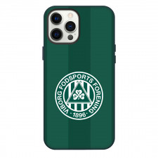 Viborg FF Football Club Phone Case For iPhone Samsung Galaxy Pixel OnePlus Vivo Xiaomi Asus Sony Motorola Nokia - Logo Green Stripe Background