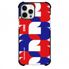 FIFA World Cup 2026 Croatia Phone Case For iPhone Samsung Galaxy Pixel OnePlus Vivo Xiaomi Asus Sony Motorola Nokia - FIFA World Cup 2026 Croatia Retro Geometry Poster