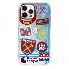 West Ham United F.C Phone Case For iPhone And Samsung Galaxy Devices - West Ham United F.C Mania Collage Logo