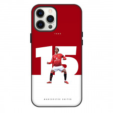 Leny Yoro Phone Case For iPhone Samsung Galaxy Pixel OnePlus Vivo Xiaomi Asus Sony Motorola Nokia - Leny Yoro 15 Manchester United On White Red Background