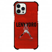 Leny Yoro Phone Case For iPhone Samsung Galaxy Pixel OnePlus Vivo Xiaomi Asus Sony Motorola Nokia - Leny Yoro Goal Celebration Illustration Art On Red Background