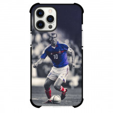 Zinedine Zidane Case For iPhone Samsung Galaxy Pixel OnePlus Vivo Xiaomi Asus Sony Motorola Nokia - Zinedine Zidane Dribbling Portrait Greyscale Background
