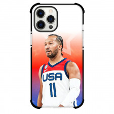 Fiba World Cup 2023 Jalen Brunson Phone Case For iPhone And Samsung Galaxy - Jalen Brunson USA 11 Side Portrait Poster