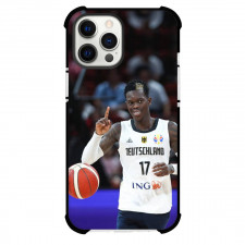 Fiba World Cup 2023 Dennis Schroder Phone Case For iPhone And Samsung Galaxy - Dennis Schroder Germany 17 Celebration Poster