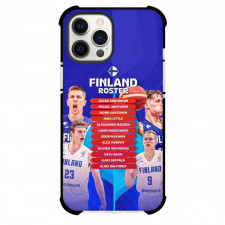 Fiba World Cup 2023 Finland Phone Case For iPhone And Samsung Galaxy - Finland Roster Men's National Team Poster